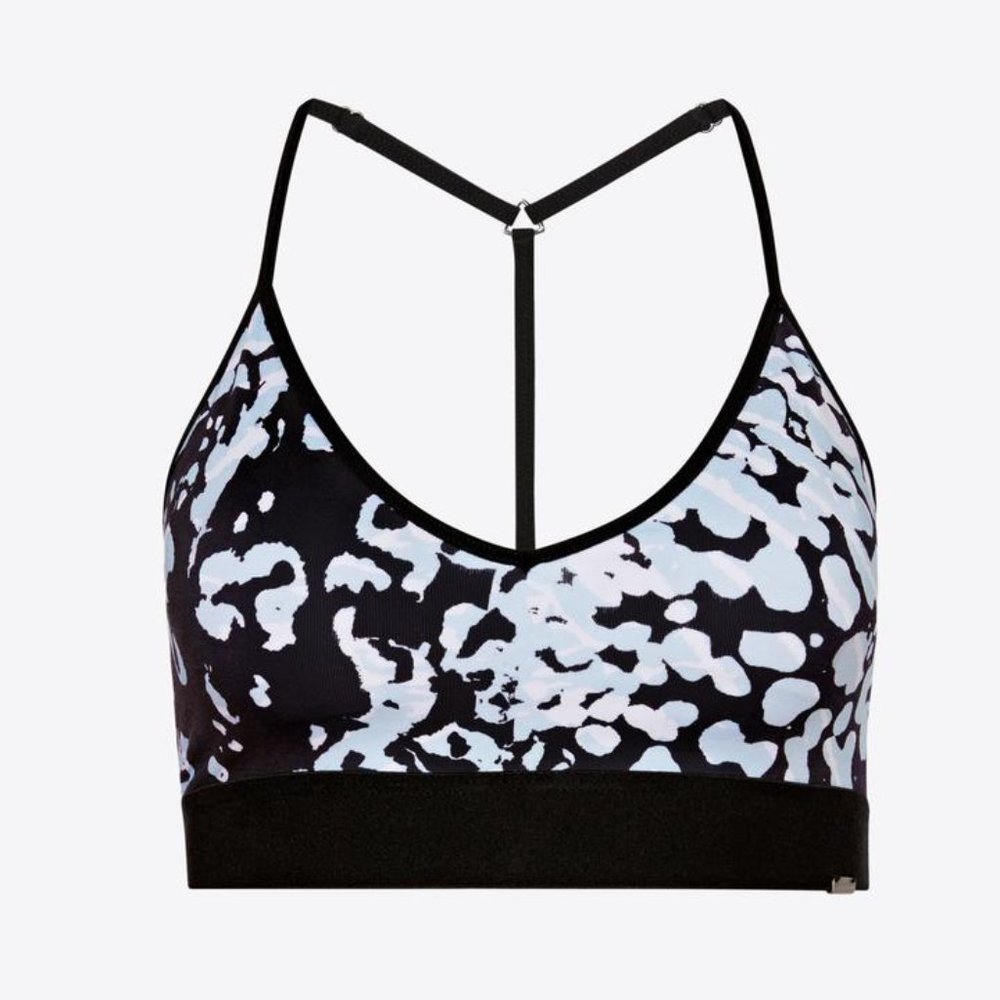 VYAYAMA TENCEL® ICE PRINT CROP TOP
